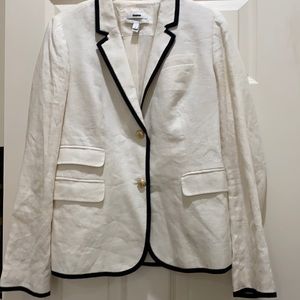 J Crew Schoolboy linen blazer Size 6